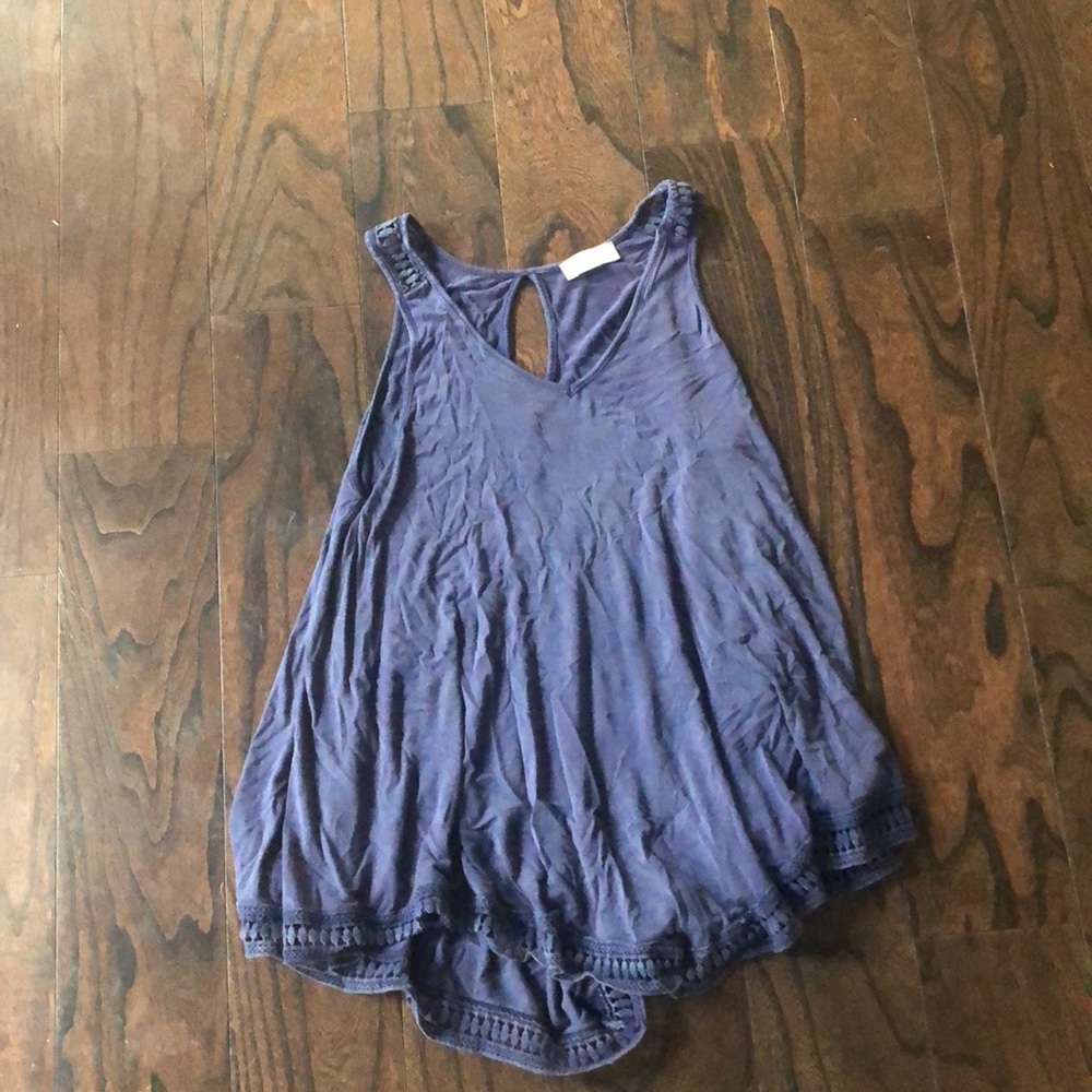 Blue tank